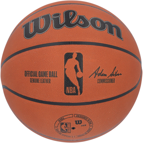 Мяч с автографом Victor Wembanyama San Antonio Spurs Fanatics Authentic Wilson Official Game