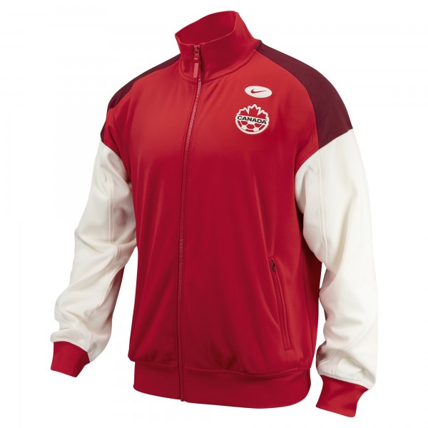 Canada Soccer Nike 2024 Anthem Performance Full-Zip Jacket - Red