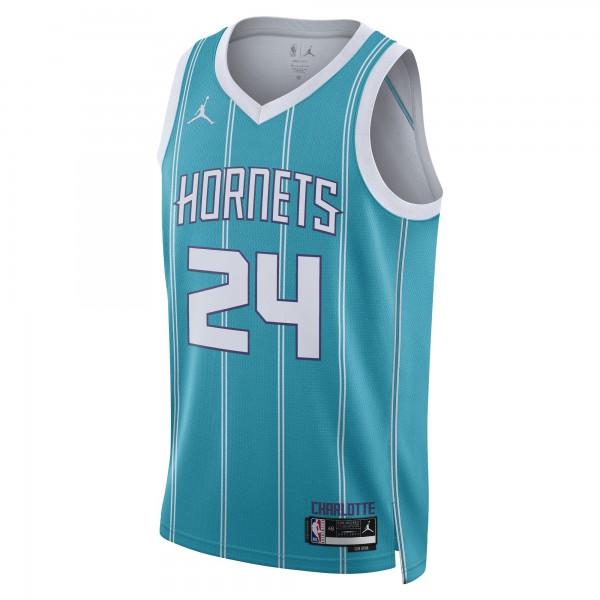 Игровая форма  Brandon Miller Charlotte Hornets Nike Unisex 2023 NBA Draft Swingman - Icon Edition - Teal
