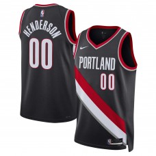 Игровая форма  Scoot Henderson Portland Trail Blazers Nike Unisex 2023 NBA Draft Swingman - Icon Edition - Black