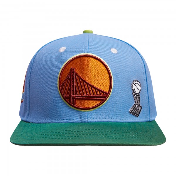 Бейсболка Golden State Warriors Pro Standard Retro Program 2-Tone - Light Blue/Green