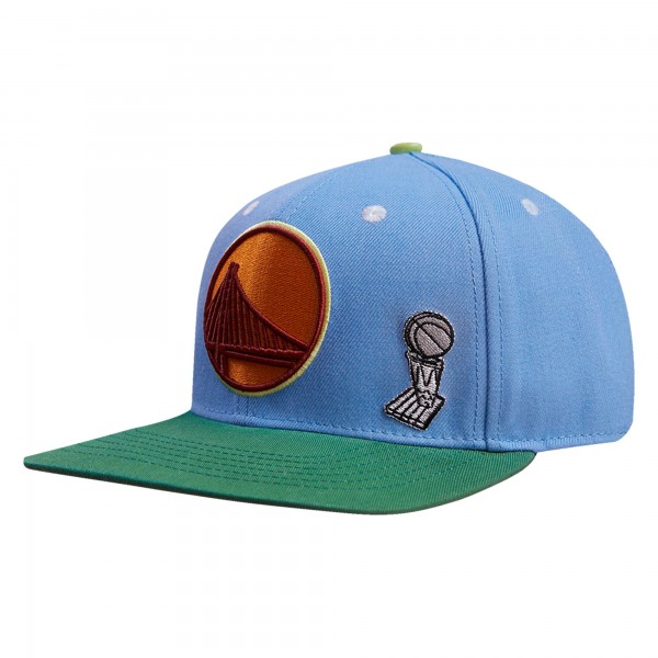 Бейсболка Golden State Warriors Pro Standard Retro Program 2-Tone - Light Blue/Green