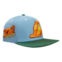 Бейсболка Los Angeles Lakers Pro Standard Retro Program 2-Tone - Light Blue/Green