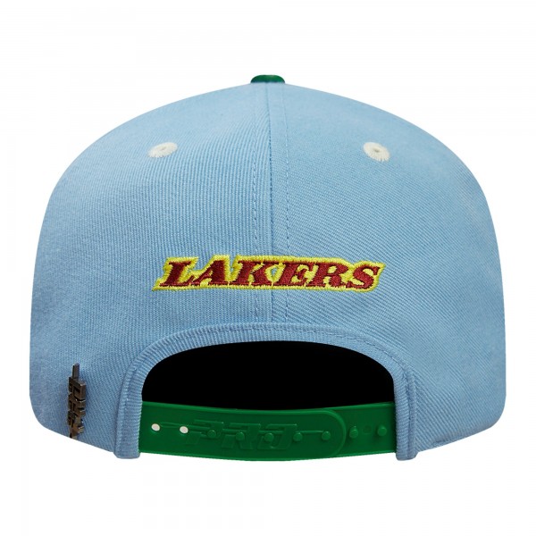 Бейсболка Los Angeles Lakers Pro Standard Retro Program 2-Tone - Light Blue/Green