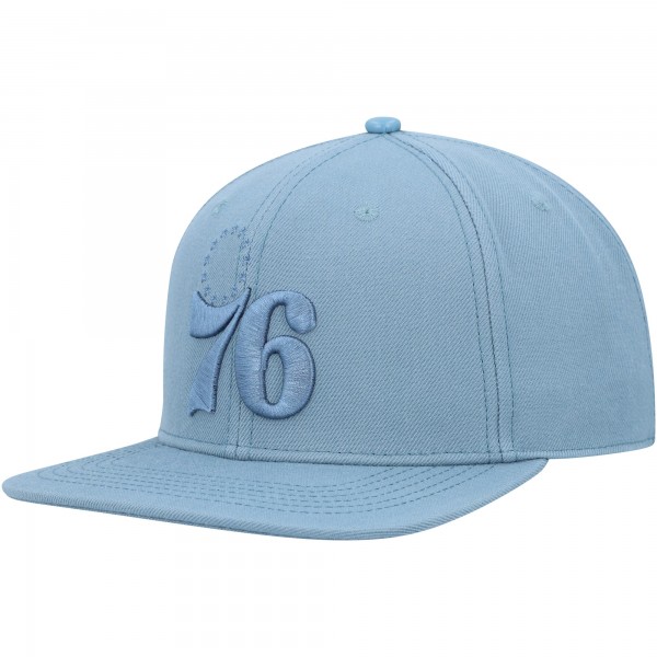 Philadelphia 76ers Pro Standard Blue Tonal Snapback Hat