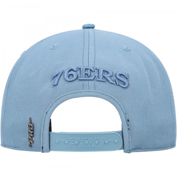 Philadelphia 76ers Pro Standard Blue Tonal Snapback Hat
