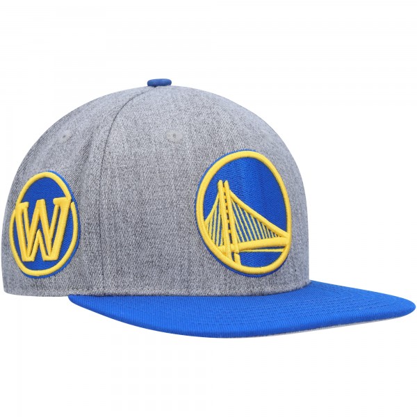 Бейсболка Golden State Warriors Pro Standard Classic Logo Two-Tone - Gray/Royal