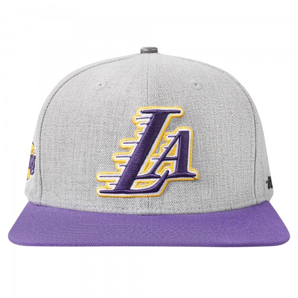 Бейсболка Los Angeles Lakers Pro Standard Gray/Purple Classic Logo Two-Tone