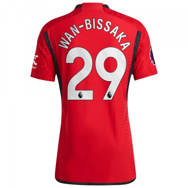 Игровая форма  Aaron Wan-Bissaka Manchester United adidas 2023/24 Home Authentic Player - Red