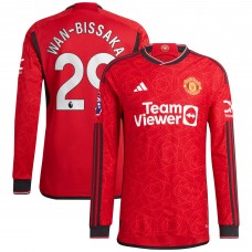 Игровая форма  Aaron Wan-Bissaka Manchester United adidas 2023/24 Home Authentic Player - Red
