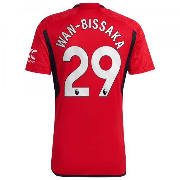 Игровая форма  Aaron Wan-Bissaka Manchester United adidas 2023/24 Home Replica Player - Red