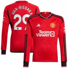 Игровая форма  Aaron Wan-Bissaka Manchester United adidas 2023/24 Home Replica Player - Red