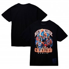 Футболка Charles Oakley New York Knicks Mitchell & Ness Hardwood Classics Bling Concert Player - Black