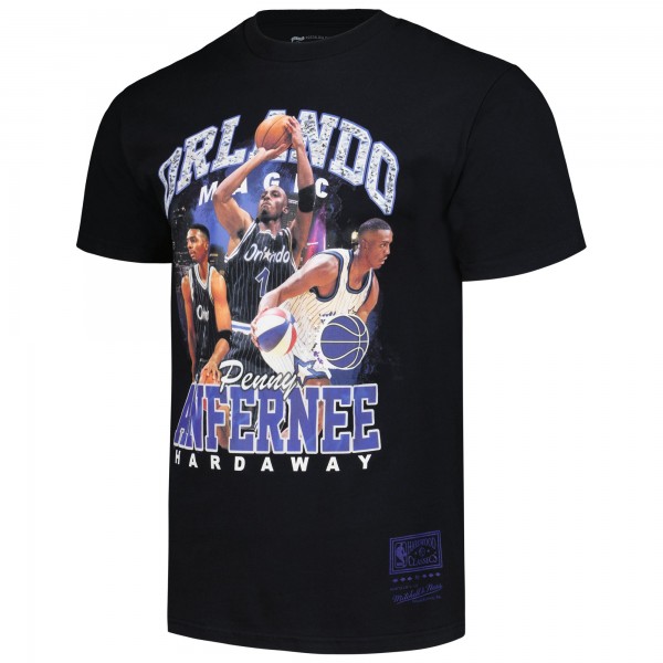Футболка Penny Hardaway Orlando Magic Mitchell & Ness Hardwood Classics Bling Concert Player - Black