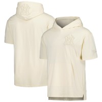 New York Yankees Pro Standard Cream Neutral Hoodie T-Shirt
