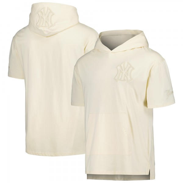 New York Yankees Pro Standard Cream Neutral Hoodie T-Shirt