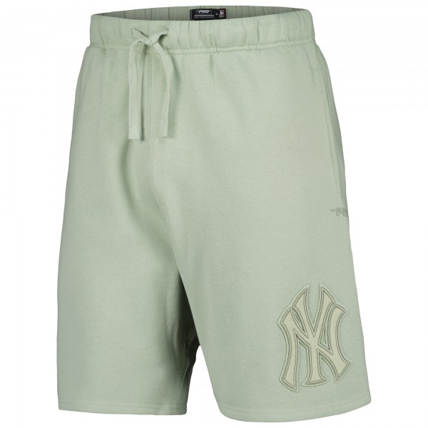 Шорты New York Yankees Pro Standard Cream Neutral Fleece