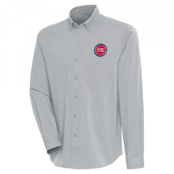 Рубашка Detroit Pistons Antigua Compression - Heather Gray