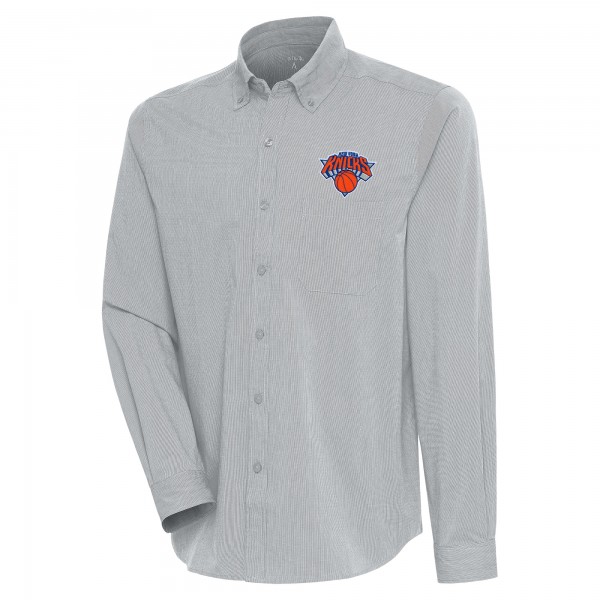Рубашка New York Knicks Antigua Compression - Heather Gray