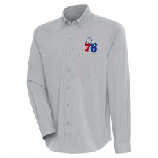 Рубашка Philadelphia 76ers Antigua Compression - Heather Gray