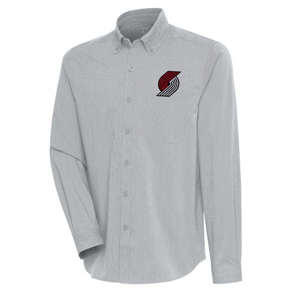 Рубашка Portland Trail Blazers Antigua Compression - Heather Gray
