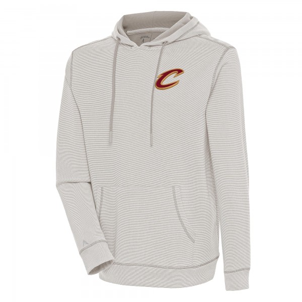 Толстовка Cleveland Cavaliers Antigua Axe Bunker Tri-Blend - Oatmeal