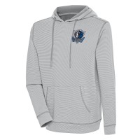 Толстовка Dallas Mavericks Antigua Axe Bunker Tri-Blend - Gray