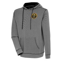 Толстовка Denver Nuggets Antigua Axe Bunker Tri-Blend - Black