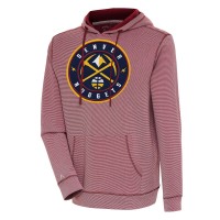 Толстовка Denver Nuggets Antigua Axe Bunker Tri-Blend - Cardinal