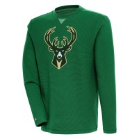 Кофта Milwaukee Bucks Antigua Flier Bunker - Hunter Green