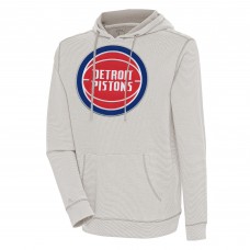 Толстовка Detroit Pistons Antigua Axe Bunker Tri-Blend - Oatmeal