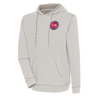 Толстовка Detroit Pistons Antigua Axe Bunker Tri-Blend - Oatmeal