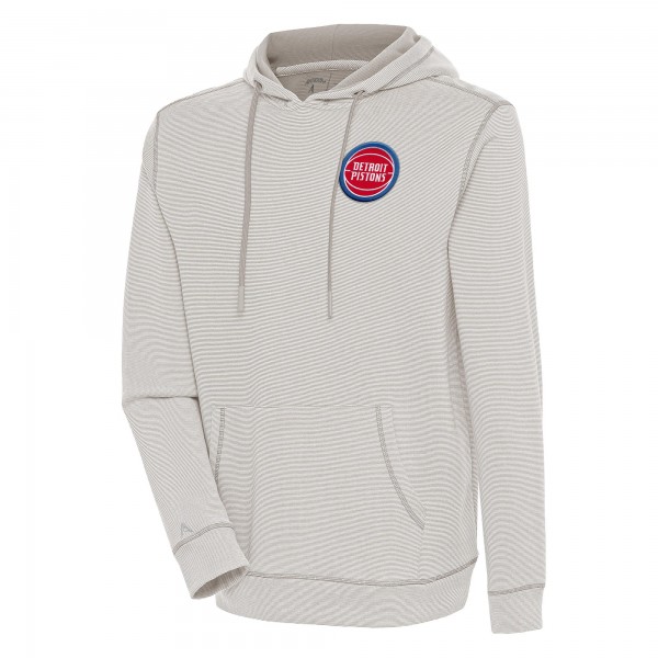 Толстовка Detroit Pistons Antigua Axe Bunker Tri-Blend - Oatmeal