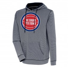 Толстовка Detroit Pistons Antigua Axe Bunker Tri-Blend - Navy
