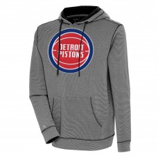 Толстовка Detroit Pistons Antigua Axe Bunker Tri-Blend - Black