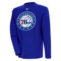 Кофта Philadelphia 76ers Antigua Flier Bunker - Royal