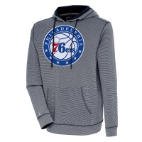 Толстовка Philadelphia 76ers Antigua Axe Bunker Tri-Blend - Navy