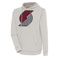 Толстовка Portland Trail Blazers Antigua Axe Bunker Tri-Blend - Oatmeal