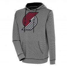 Толстовка Portland Trail Blazers Antigua Axe Bunker Tri-Blend - Black