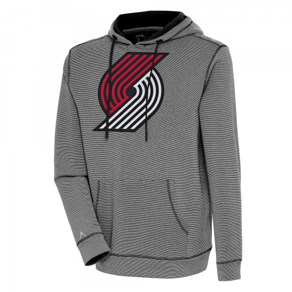 Толстовка Portland Trail Blazers Antigua Axe Bunker Tri-Blend - Black