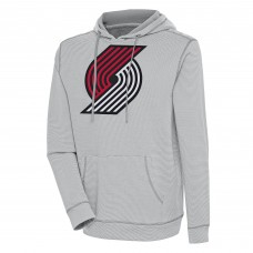 Толстовка Portland Trail Blazers Antigua Axe Bunker Tri-Blend - Gray