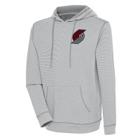 Толстовка Portland Trail Blazers Antigua Axe Bunker Tri-Blend - Gray