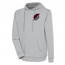 Толстовка Portland Trail Blazers Antigua Axe Bunker Tri-Blend - Gray