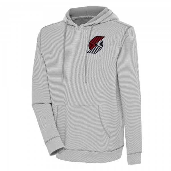 Толстовка Portland Trail Blazers Antigua Axe Bunker Tri-Blend - Gray