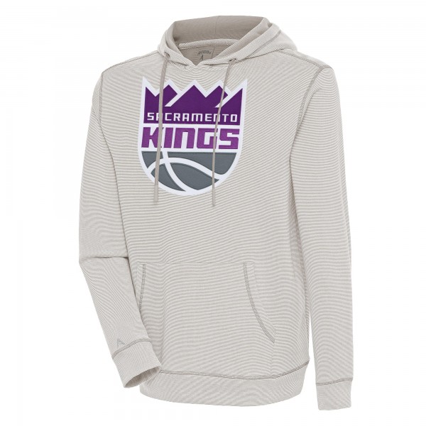 Толстовка Sacramento Kings Antigua Axe Bunker Tri-Blend - Oatmeal