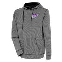 Толстовка Sacramento Kings Antigua Axe Bunker Tri-Blend - Black