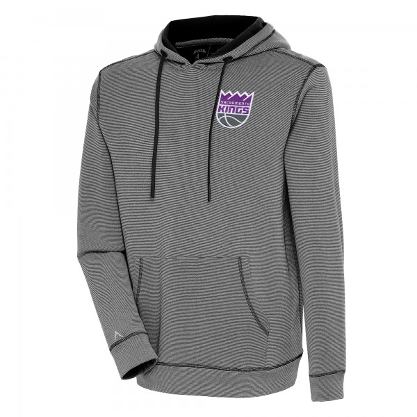 Толстовка Sacramento Kings Antigua Axe Bunker Tri-Blend - Black