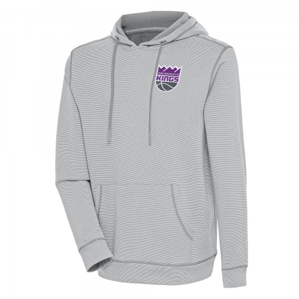 Толстовка Sacramento Kings Antigua Axe Bunker Tri-Blend - Gray