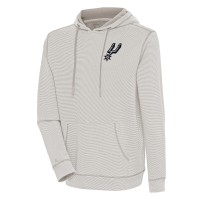Толстовка San Antonio Spurs Antigua Axe Bunker Tri-Blend - Oatmeal