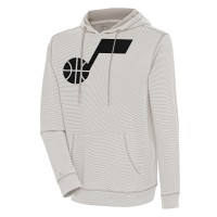 Толстовка Utah Jazz Antigua Axe Bunker Tri-Blend - Oatmeal